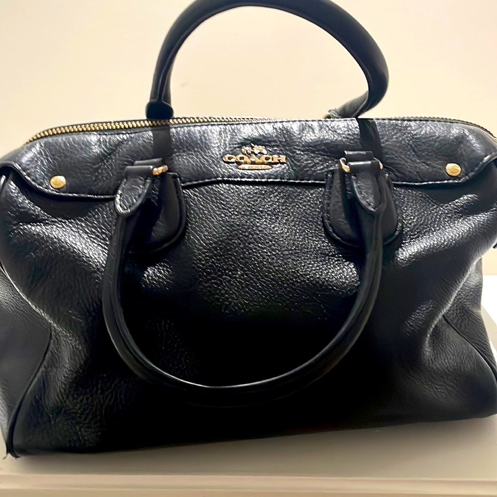 Coach leather bag